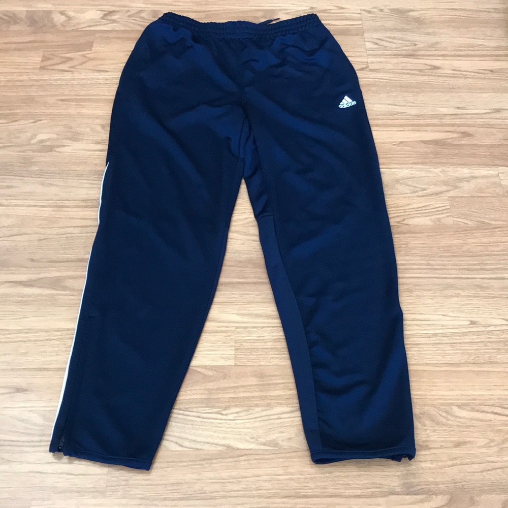 Adidas soccer pants track pants Size L Large 14/16